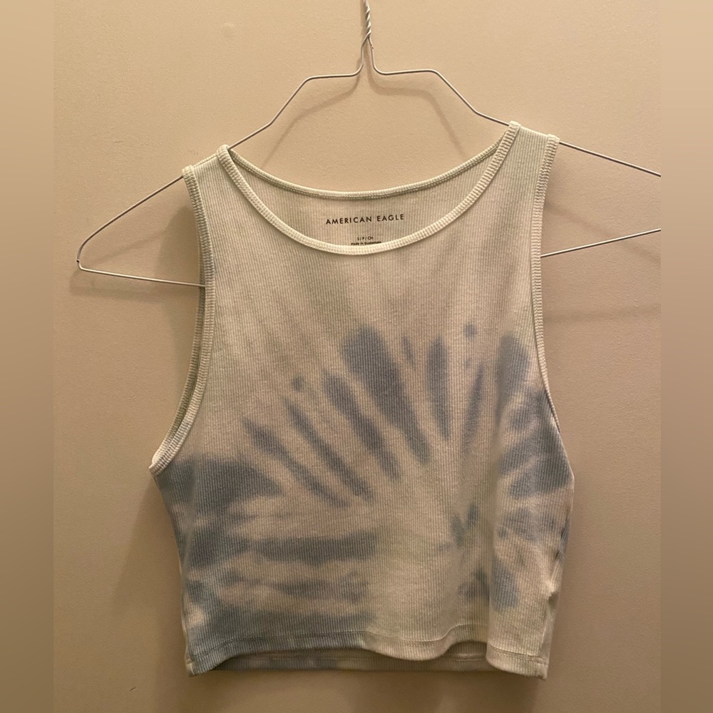 American Eagle Tye Dyed Cropped Tank